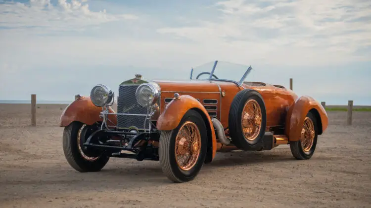 Masterworks of Design collection 1924 Hispano-Suiza H6C "Tulipwood" Torpedo by Nieuport on sale in the RM Sotheby's Monterey 2022 classic car auction