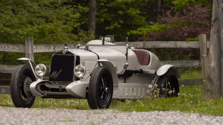 1930 Alfa Romeo 6C 1750 Testa Fissa on sale at Bonhams Quail Lodge 2022 classic car auction during Monterey Motor Week