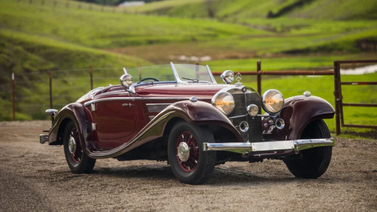 1937 Mercedes-Benz 540 K Special Roadster by Sindelfingen on sale in the RM Sotheby's Monterey 2022 classic car auction