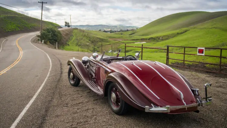 1937 Mercedes-Benz 540 K Special Roadster by Sindelfingen on sale in the RM Sotheby's Monterey 2022 classic car auction