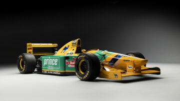 Ex-Riccardo Patrese/Michael Schumacher 1993 Benetton-Ford Formula 1 Racing Single-Seater on sale in the Bonhams 2022 Goodwood Festival of Speed Auction