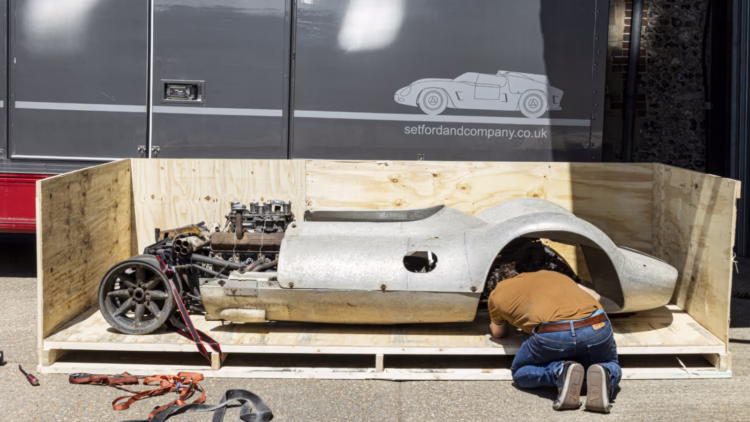 Bruce Mclaren's dismantled 1964 Cooper-Zerex-Oldsmobile ‘Jolly Green Giant’ on sale at Bonhams 2022 Goodwood Revival auction