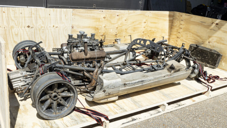 Bruce Mclaren's dismantled 1964 Cooper-Zerex-Oldsmobile ‘Jolly Green Giant’ on sale at Bonhams 2022 Goodwood Revival auction