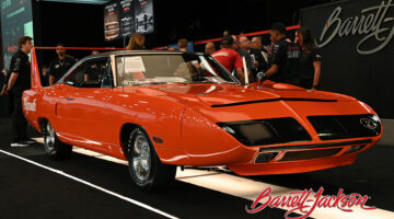 1970 Plymouth HEMI Superbird top results at Barrett-Jackson Las Vegas 2022 sale