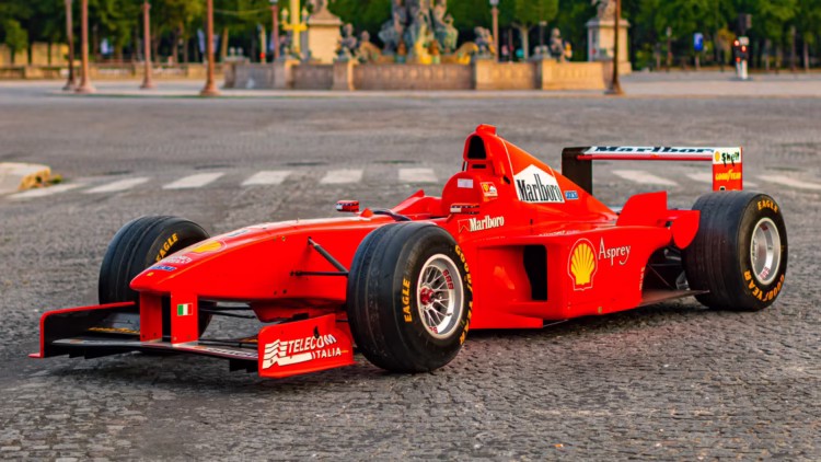 Schumacher 1998 Ferrari F300 on sale at RM Sotheby's Monterey 2022 auction