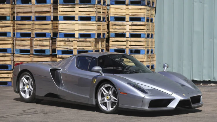 Silver 2004 Ferrari Enzo Gooding Pebble Beach 2022 sale