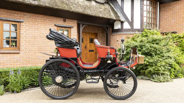 1898 Peugeot Type 15 8HP Twin-Cylinder Double Phaeton topped results in Bonhams London 2022 Golden Age of Motoring auction