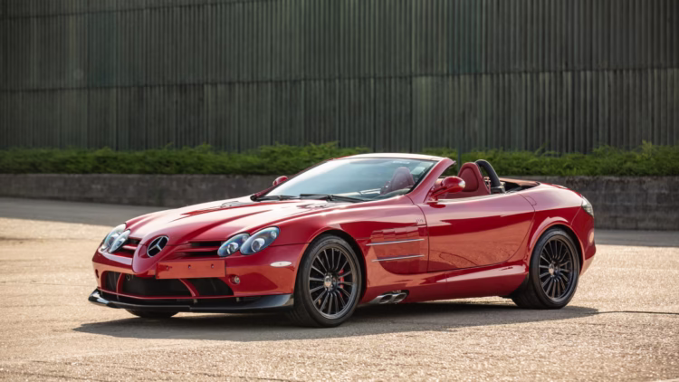 2009 Mercedes-Benz SLR McLaren 722 S Roadster surprise results at the Bonhams The Zoute 2022 sale