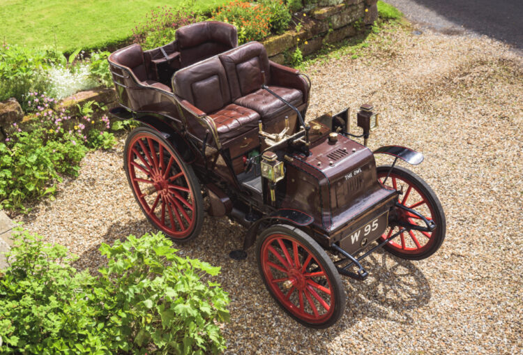 1897 Daimler Twin-Cylinder 4HP Tonneau on sale in Bonhams London 2022 Golden Age of Motoring auction