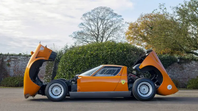 1969 Lamborghini Miura S to Jota Specificationon sale at RM Sotheby's Paris 2023 classic car auction