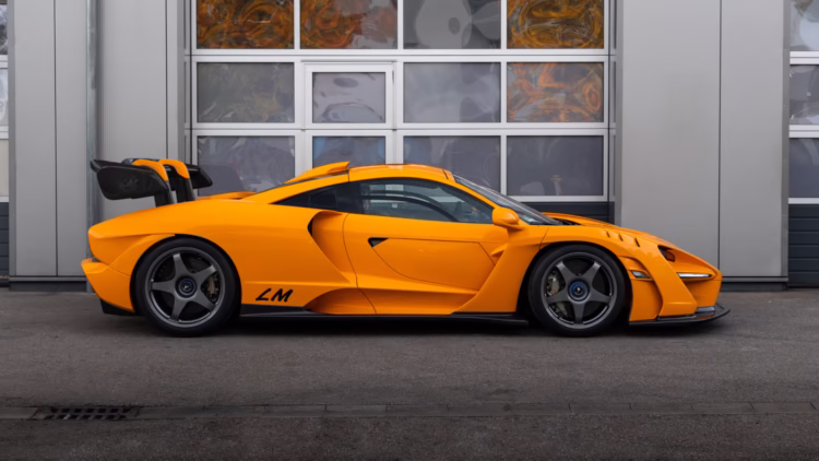 2020 McLaren Senna LM profile on sale at RM Sotheby's Paris 2023 classic car auction