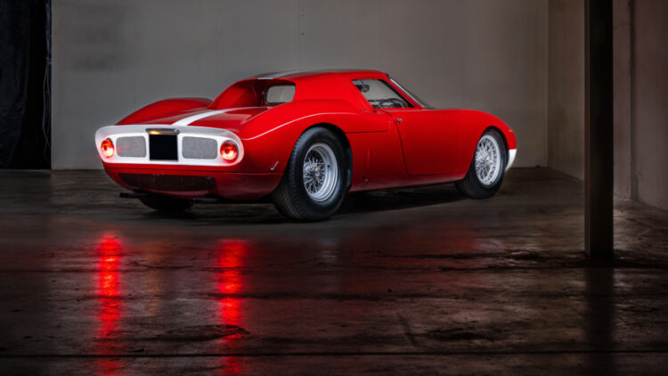 A 1964 Ferrari 250 LM in exceptional condition was announced for sale at the Artcurial Paris 2023 Rétromobile classic car auction.
