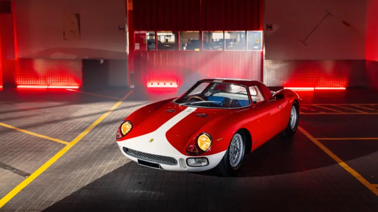 A 1964 Ferrari 250 LM in exceptional condition was announced for sale at the Artcurial Paris 2023 Rétromobile classic car auction.