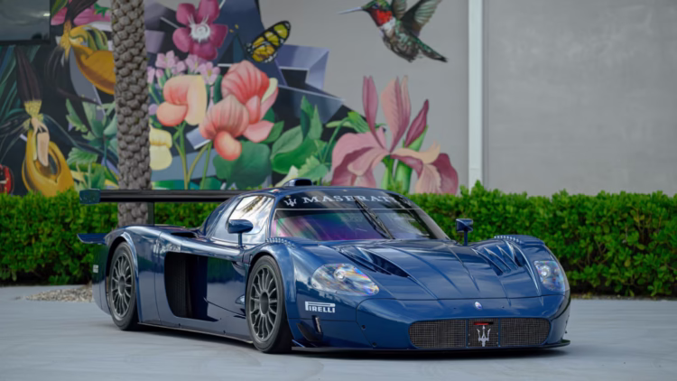 Blue 2006 Maserati MC12 Corse on sale in Bonhams Scottsdale 2023 auction