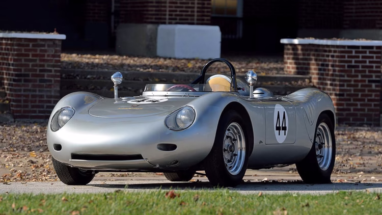 1959 Porsche 718 RSK Centerseat on sale at Mecum Kissimmee 2023 auction