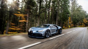 2022 Bugatti Chiron Profilée on the road