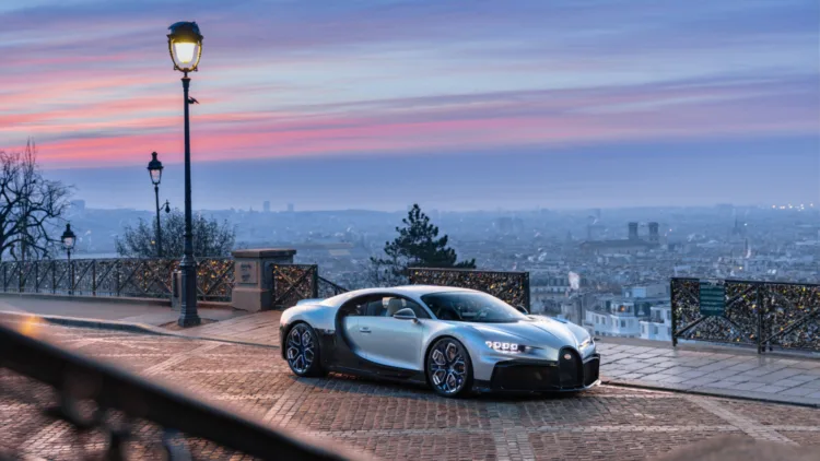 2022 Bugatti Chiron Profilée topped results in the 2023 RM Sotheby's Paris Sale.