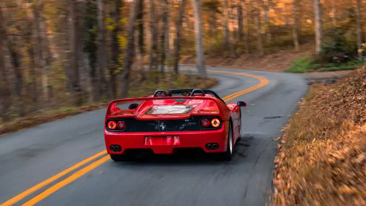 A 1995 Ferrari F50 sold for a very strong $5,065,000 at the RM Sotheby's Amelia Island 2023 classic car auction.