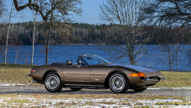 1973 Ferrari 365 GTS/4 Daytona Spider by Scaglietti on offer at RM Sotheby's Villa Erba 2023 sale