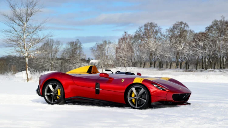 2019 Ferrari Monza SP1 on offer at RM Sotheby's Villa Erba 2023 sale