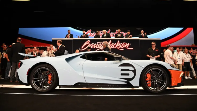 2020 Ford GT Heritage Edition sold at Barrett-Jackson Palm Beach 2023 Auction