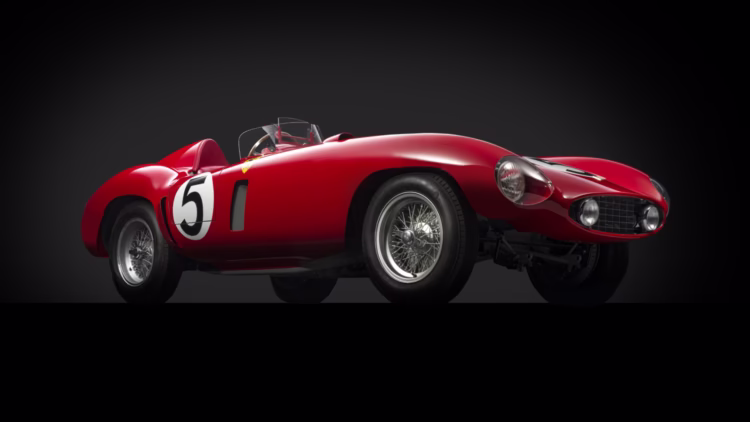 1955 Ferrari 121 LM Spider on sale in the RM Sotheby's Le Mans 2023 classic car auction