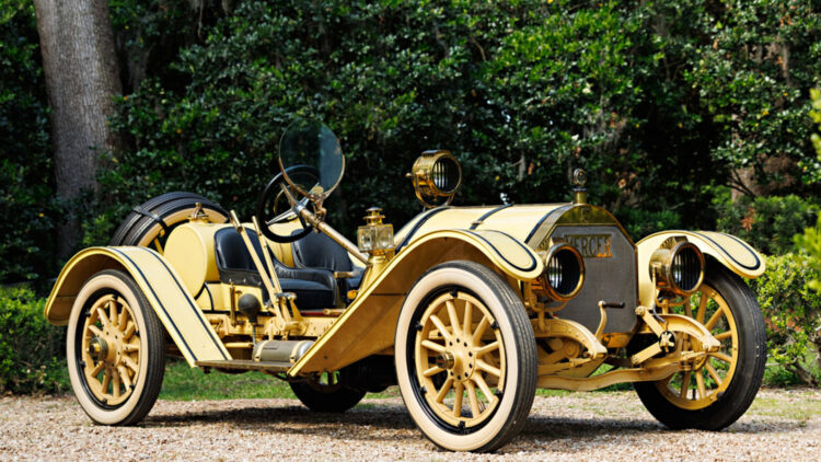 Brass era 1914 Mercer Type 35-J Raceabout at Gooding Pebble Beach Sale 2023