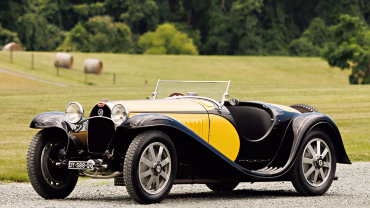 A 1933 Bugatti Type 55 Roadster (Estimate: $8,000,000 – $10,000,000) is the most expensive pre-war car on sale at the Gooding Pebble Beach 2023 classic car auction.