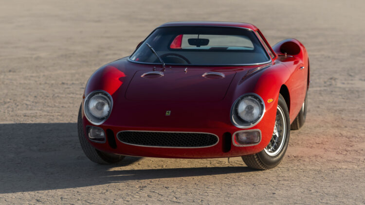 Front view 1964 Ferrari 250 LM by Scaglietti on sale at RM Sotheby's Monterey 2023 auction