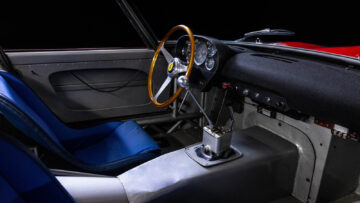 Interior 1962 Ferrari 330 LM / 250 GTO — chassis 3765 — for the RM Sotheby's New York 2023 Modern and Contemporary Art auction.
