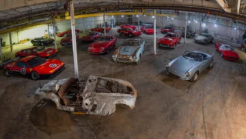 The Lost & Found Collection of 20 barn find Ferraris on sale at RM Sotheby's Monterey 2023 auction