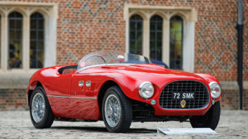 1953 Ferrari 166 MM/53 Spider among the top results at the Gooding London 2023 sale