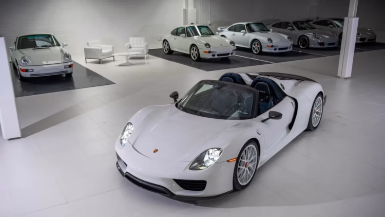 2015 Porsche 918 'Weissach' Spyder on offer at RM Sotheby's Texas 2023