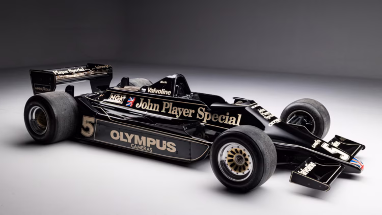 Mario Andretti's championship-winning 1978 John Player Special Lotus-Cosworth Formula 1 racer is the star car in the Bonhams Abu Dhabi 2023 sale.