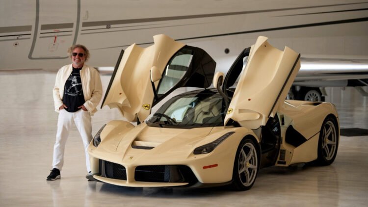Sammy Hagar and His 2015 Ferrari LaFerrari on sale at Barrett-Jackson Scottsdale 2024 auction