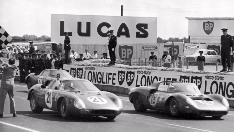 1964 Ferrari 250 LM at Le Mans 1965