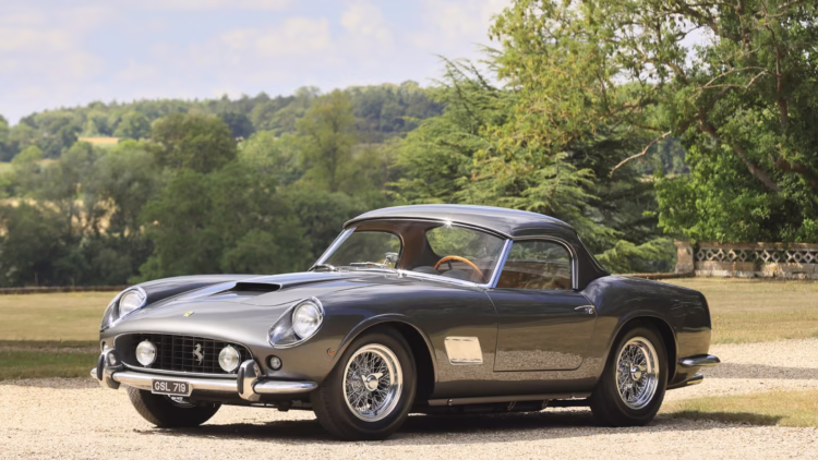 1961 Ferrari 250 GT SWB California Spider Competizione with hardtop on sale Gooding Christie's Pebble Beach Auction 2025