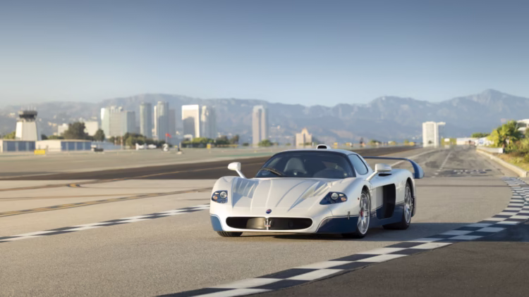 2005 Maserati MC12 Stradale topped sales results at Broad Arrow Monterey 2025 auction