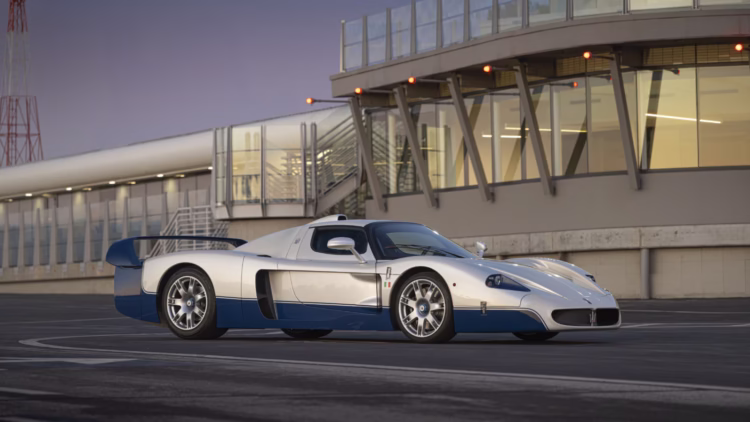 2005 Maserati MC12 Stradale topped sales results at Broad Arrow Monterey 2025 auction