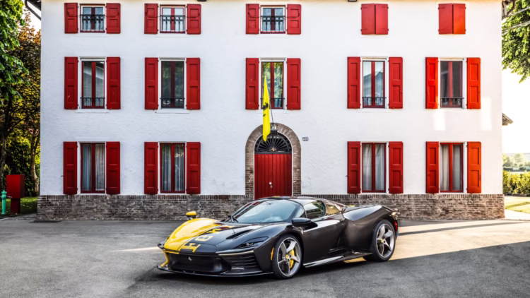 The 2025 Ferrari Daytona SP3 'Tailor Made' sold, as a charity lot, for an extraordinary $26,000,000, as the most expensive car sold in the RM Monterey 2025 auction