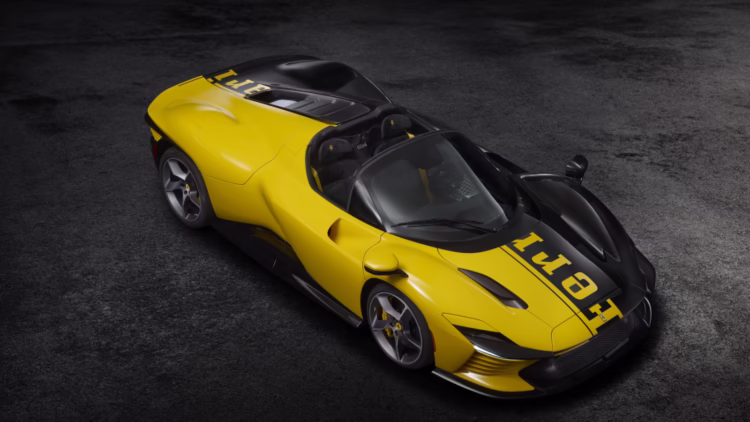 The 2025 Ferrari Daytona SP3 'Tailor Made' sold, as a charity lot, for an extraordinary $26,000,000, as the most expensive car sold in the RM Monterey 2025 auction