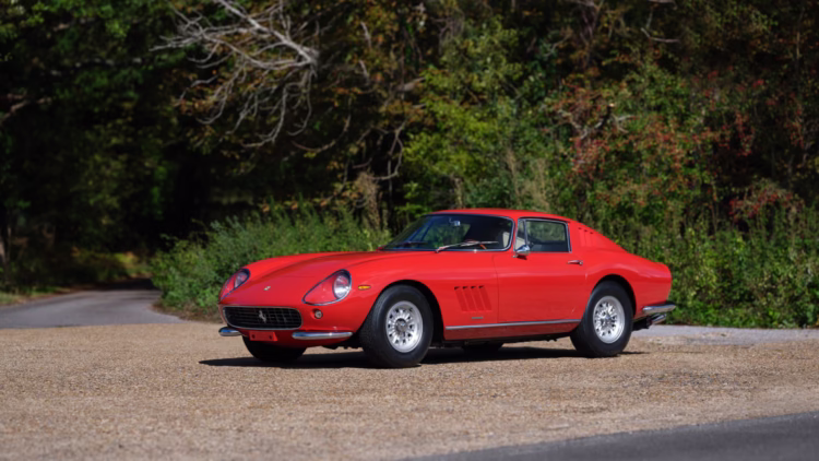 Red 1965 Ferrari 275 GTB top sales results at RM Sotheby's Munich 2025 classic car auction
