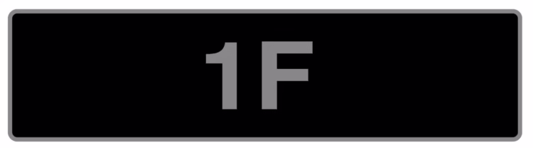 1F Most expensive UK car registration number ever sold at the RM Sotheby's London 2025 classic car auction