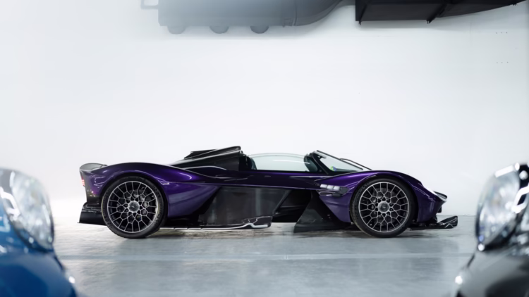 2024 Aston Martin Valkyrie Spider top sales results at Broad Arrow Zurich 2025 classic car auction