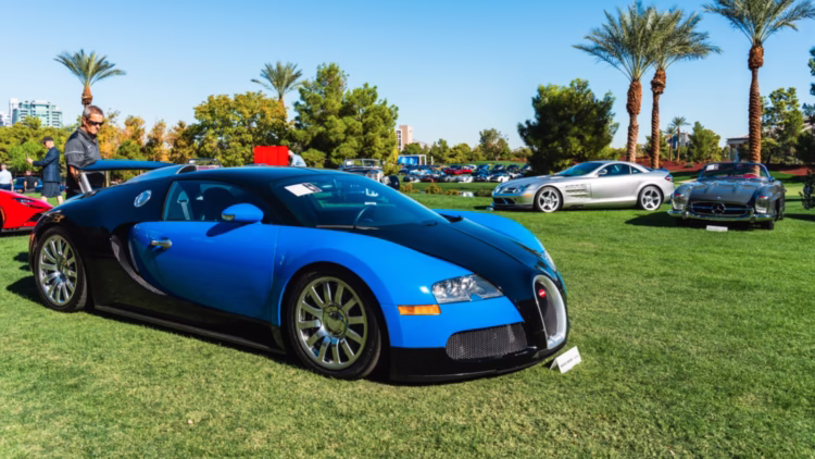 2010 Bugatti Veyron EB 16.4 Coupe top sales results at the Broad Arrow Las Vegas 2025 classic car auction