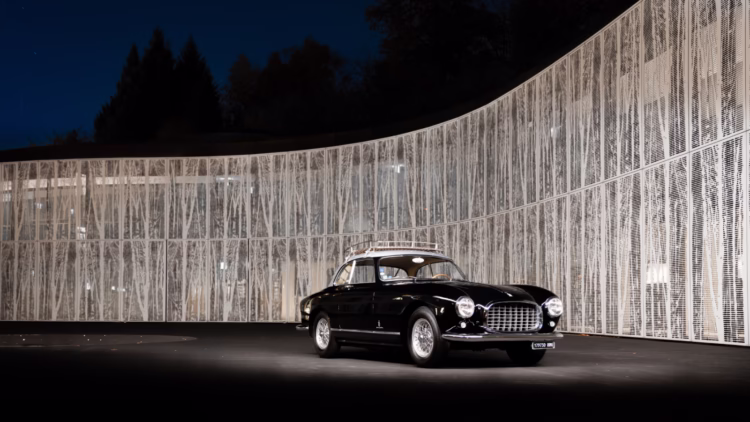 Ingrid Bergman's 1952 Ferrari 212 Europa Pinin Farina Coupe were among the top sales results at Broad Arrow Zurich 2025 classic car auction