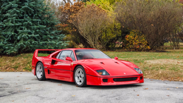 1991 Ferrari F40 on sale in the RM Sotheby's Arizona auction (Scottsdale) 2026