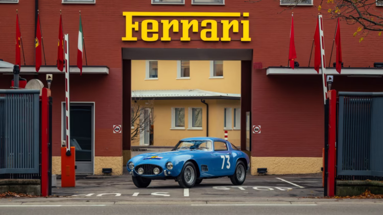 The Alfonso de Portago raced 1956 Ferrari 250 GT Berlinetta Competizione 'Tour de France' by Scaglietti is the lead car for the RM Sotheby's Paris 2026 classic car auction.