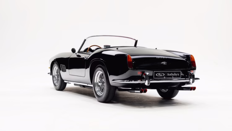 The most expensive car in the RM Sotheby's Paris 2026 sale was a 1960 Ferrari 250 GT SWB California Spider by Scaglietti, chassis 1916 GT, which sold for €14,067,500 ($17,176,418).