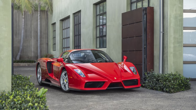 2003 Ferrari Enzo front topped the sale results at the RM Sotheby's Arizona Scottsdale week 2026 classic car auction